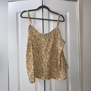 Old Navy print cami blouse